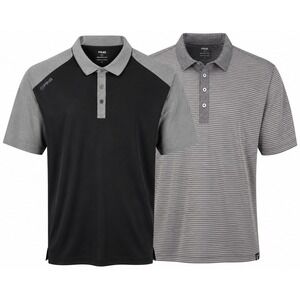 Ping SensorCool Golf Polo Shirt Bundle Men's XL Black Gray Performance